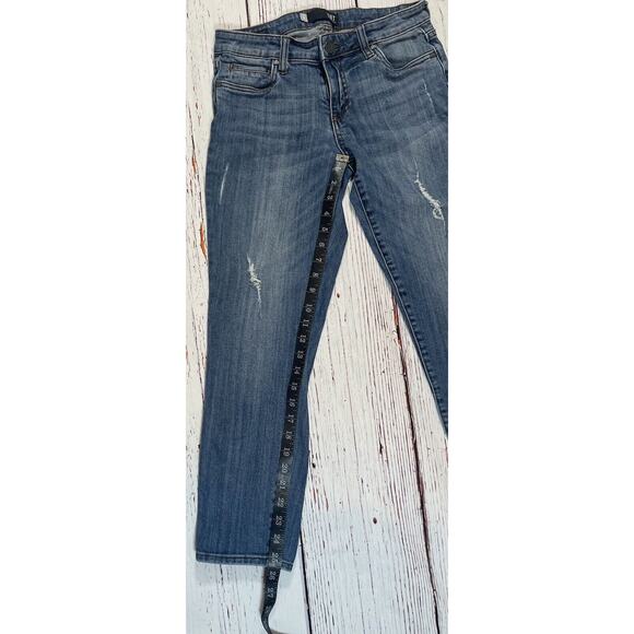 Kut from the Kloth Jeans Womens Sz 4 Catherine Ankle Straight Leg Medium Wash - Picture 6 of 13